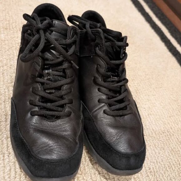 Geox respira black leather size 10 - Picture 3 of 5